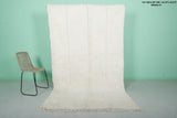 5.2 x 8.4 FT Plush Moroccan Rug – Soft Ivory for Modern Decor