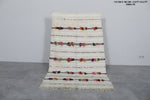 Stunning Flatwoven berber Moroccan rug - 3.8 FT X 6.4 FT