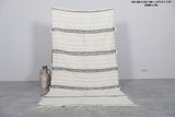 Berber flatwoven Moroccan rug  4 FT X 7.7 FT