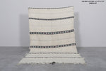 Small flatwoven Moroccan berber rug - 4.1 FT X 7 FT