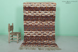 Moroccan Rug – 3.7 FT x 6.1 FT | Handwoven Berber Carpet with Traditional Design