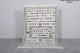 Amazing flatwoven moroccan berber rug