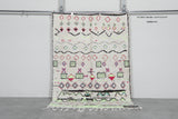 Moroccan Wool Rug 4.6 x 6.4 Feet - Handmade Berber Carpet with Vibrant Geometric and Tribal Designs
