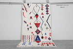 Moroccan Berber Rug 4.5 FT x 7.6 FT - Handwoven Wool Carpet