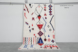Moroccan Berber Rug 4.5 FT x 7.6 FT - Handwoven Wool Carpet
