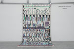 Boho Moroccan Rug 4.5 x 8.4 ft - Handmade Berber Wool Carpet