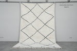 Large Moroccan Beni Ourain Rug 6.6 x 10.5 ft - Handwoven Wool Carpet
