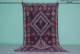 Vintage Moroccan Rug 6.4 x 13.1 Ft Handwoven Diamond Pattern | Boho Home Decor