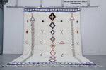 White Moroccan Rug with Berber Symbols – Custom Sizes