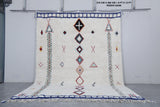 White Moroccan Rug with Berber Symbols – Custom Sizes