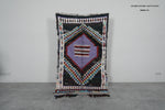 Vintage berber rug 3.8 FT X 6.9 FT