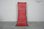 Vintage Moroccan berber rug 2.7 FT X 8.5 FT