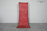 Vintage Moroccan berber rug 2.7 FT X 8.5 FT