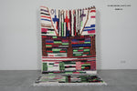 Colorful Moroccan rug 4.8 FT X 7.6 FT