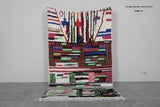 Colorful Moroccan rug 4.8 FT X 7.6 FT