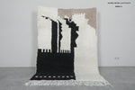 Handmade Moroccan rug 4.6 FT X 6.2 FT