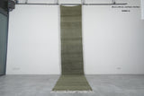 Handmade wool rug 2.9 Feet x 14.5 Feet