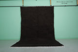 Moroccan Rug 8 X 11.9 Feet - Elegant Black Wool Rug