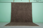 Large Moroccan Rug – 9 x 13.3 FT – Deep Brown High-Pile Rug