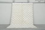 Checkered Moroccan rug 3.3 feet x 4.1 feet