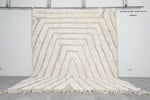 Handmade Moroccan Wool Rug | 8.5 FT X 10.4 FT with Geometric Design