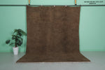 Authentic Moroccan Rug – 8 x 10 ft Earthy Brown Shag