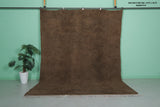 Authentic Moroccan Rug – 8 x 10 ft Earthy Brown Shag