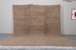 Handmade Moroccan Wool Rug - Soft Brown | 9 x 11.1 ft