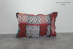 Handwoven Moroccan Kilim Pillow – 13.7 inches x 20 inches
