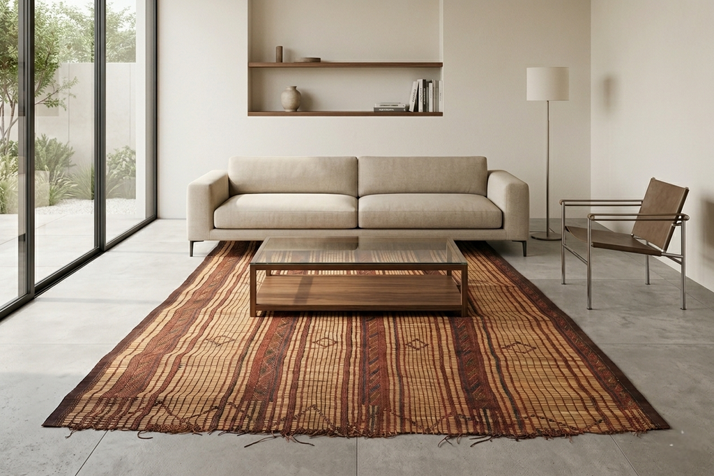 Tuareg rug 4.6 X 7.7 Feet