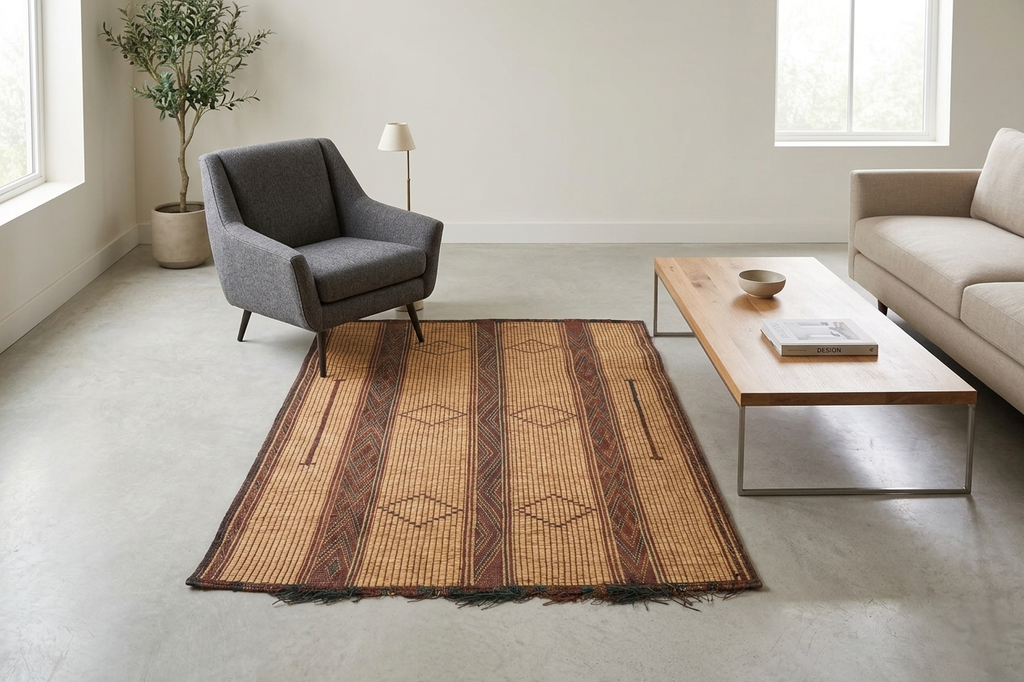 Tuareg rug 3.5 X 4.2 Feet