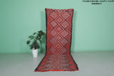 Vintage Hallway Moroccan Rug 3.6 FT x 11.5 FT – Handwoven Wool Runner