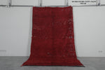Red Vintage Berber Moroccan Carpet – 5.9 FT x 10.2 FT | Authentic Handwoven Rug | Artisan Wool