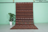 Handwoven Large Moroccan Rug – 5.6 FT X 10.9 FT | Vibrant Striped Design