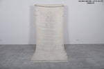 Beige flatwoven berber Moroccan rug