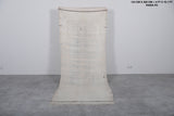 Beige flatwoven berber Moroccan rug