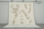Modern Moroccan Rug 8 x 10.2 ft - Unique Abstract Pattern