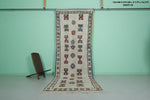 Entryway Azilal Moroccan Carpet - 4.1 FT X 12.3 FT | Colorful Handmade Berber Rug