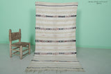 Traditional Berber Wedding Blanket – 3.5 x 6.3 Feet | Moroccan Handwoven Decor