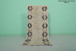 Moroccan runner rug 2.5 X 5.4 Feet