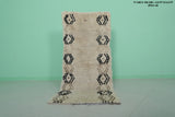 Moroccan runner rug 2.5 X 5.4 Feet