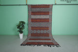 Large Handwoven Moroccan Kilim Rug - Traditional Pattern 5.6 FT x 10.9 FT