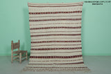 Woven Moroccan rug 5 FT X 7.1 FT