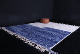 Blue & White Custom Moroccan Rug