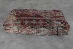 Handmade Moroccan Floor Cushion - Vintage Berber Rug Ottoman
