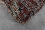 Handmade Moroccan Floor Cushion - Vintage Berber Rug Ottoman