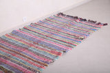 Runner boucherouite moroccan carpet 4 FT X 11.3 FT