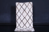 Carpet berber wool moroccan rug 2.9 FT X 5.6 FT