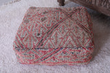 Berber azilal handmade moroccan rug pouf