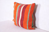 Moroccan handmade kilim pillow 18.1 INCHES X 18.1 INCHES